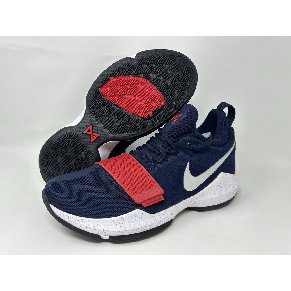 Nike PG 1 USA 878627-900 Men's Basketball Shoes Navy/Red/White Size 10.5